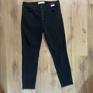Women’s Abercrombie high rise ankle jean size 12